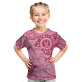 Australia Indigenous Kid T Shirt Breast Cancer Pink Aboriginal Butterfly