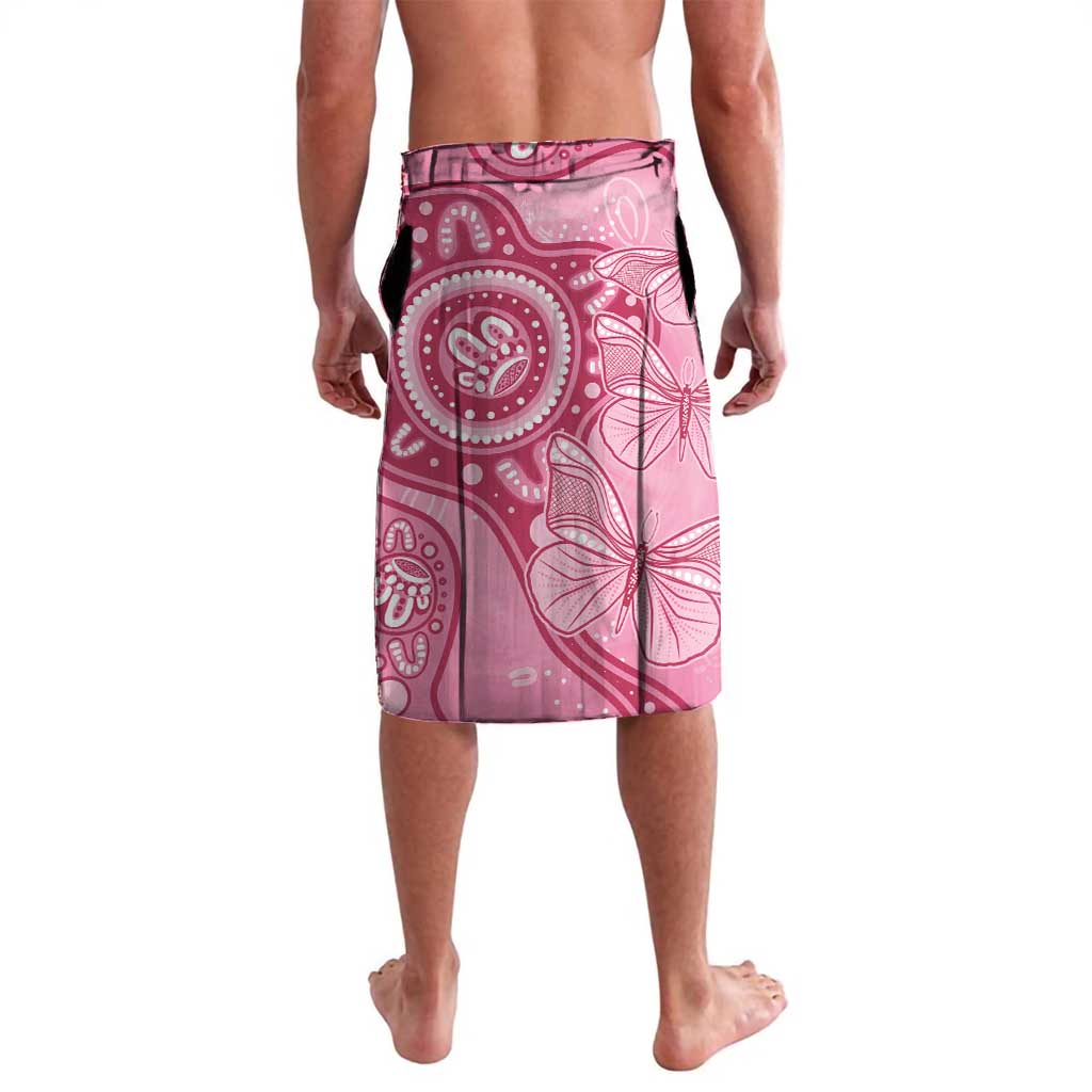 Australia Indigenous Lavalava Breast Cancer Pink Aboriginal Butterfly