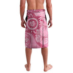 Australia Indigenous Lavalava Breast Cancer Pink Aboriginal Butterfly