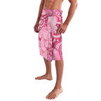 Australia Indigenous Lavalava Breast Cancer Pink Aboriginal Butterfly