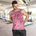 Australia Indigenous Men Tank Top Breast Cancer Pink Aboriginal Butterfly