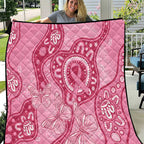 Australia Indigenous Quilt Breast Cancer Pink Aboriginal Butterfly