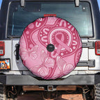 Australia Indigenous Spare Tire Cover Breast Cancer Pink Aboriginal Butterfly