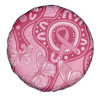 Australia Indigenous Spare Tire Cover Breast Cancer Pink Aboriginal Butterfly