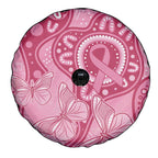 Australia Indigenous Spare Tire Cover Breast Cancer Pink Aboriginal Butterfly