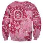 Australia Indigenous Sweatshirt Breast Cancer Pink Aboriginal Butterfly