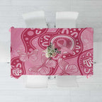Australia Indigenous Tablecloth Breast Cancer Pink Aboriginal Butterfly