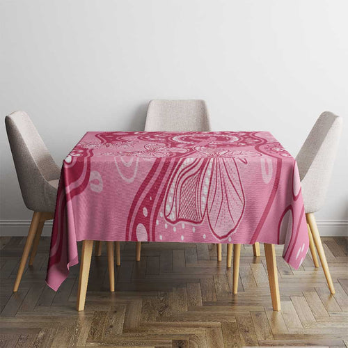 Australia Indigenous Tablecloth Breast Cancer Pink Aboriginal Butterfly