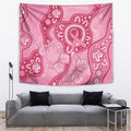 Australia Indigenous Tapestry Breast Cancer Pink Aboriginal Butterfly