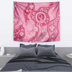 Australia Indigenous Tapestry Breast Cancer Pink Aboriginal Butterfly