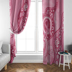 Australia Indigenous Window Curtain Breast Cancer Pink Aboriginal Butterfly