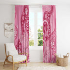 Australia Indigenous Window Curtain Breast Cancer Pink Aboriginal Butterfly