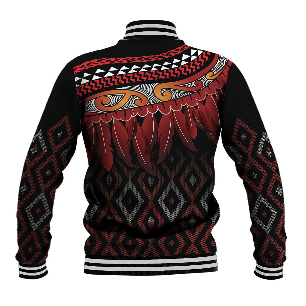 Aotearoa Maori Ngapuhi Iwi Baseball Jacket Korowai Tukutuku Kaokao Motifs