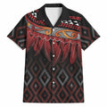 Aotearoa Maori Ngapuhi Iwi Hawaiian Shirt Korowai Tukutuku Kaokao Motifs
