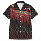 Aotearoa Maori Ngapuhi Iwi Hawaiian Shirt Korowai Tukutuku Kaokao Motifs