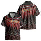 Aotearoa Maori Ngapuhi Iwi Kid Hawaiian Shirt Korowai Tukutuku Kaokao Motifs