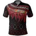 Aotearoa Maori Ngapuhi Iwi Polo Shirt Korowai Tukutuku Kaokao Motifs