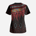 Aotearoa Maori Ngapuhi Iwi Scrub Top Korowai Tukutuku Kaokao Motifs