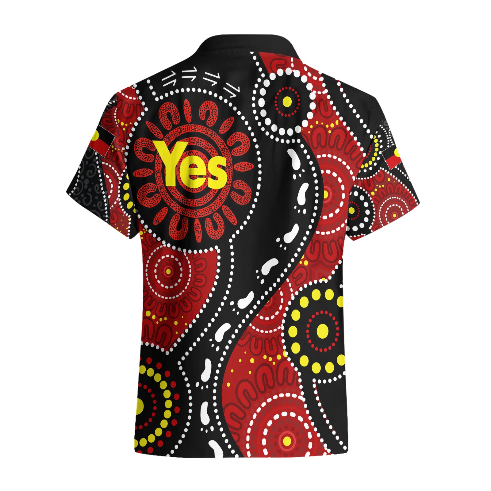 australia-indigenous-hawaiian-shirt-vote-yes-aboriginal-flag-color