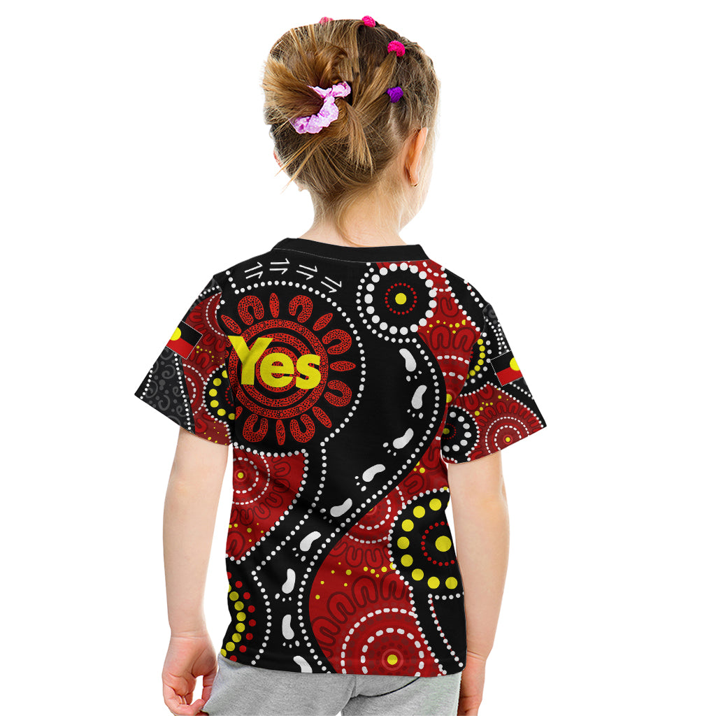 australia-indigenous-kid-t-shirt-vote-yes-aboriginal-flag-color