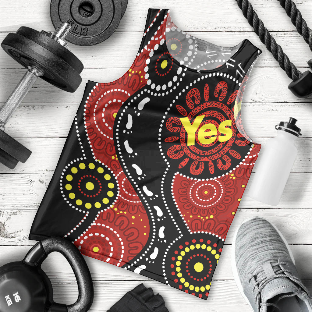 australia-indigenous-men-tank-top-vote-yes-aboriginal-flag-color
