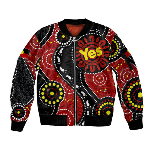 australia-indigenous-sleeve-zip-bomber-jacket-vote-yes-aboriginal-flag-color
