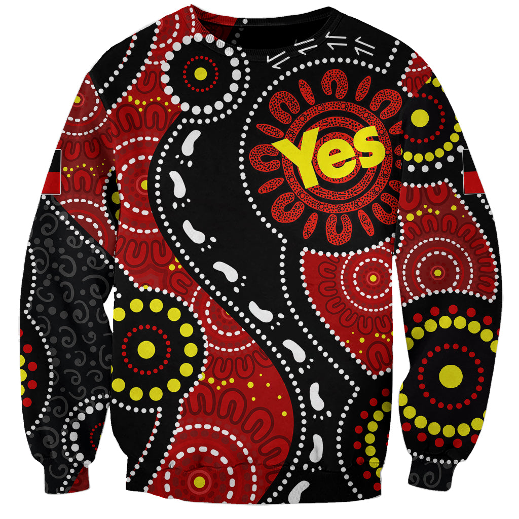 australia-indigenous-sweatshirt-vote-yes-aboriginal-flag-color