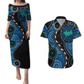 australia-indigenous-couples-matching-puletasi-dress-and-hawaiian-shirt-vote-yes-aboriginal-torres-strait