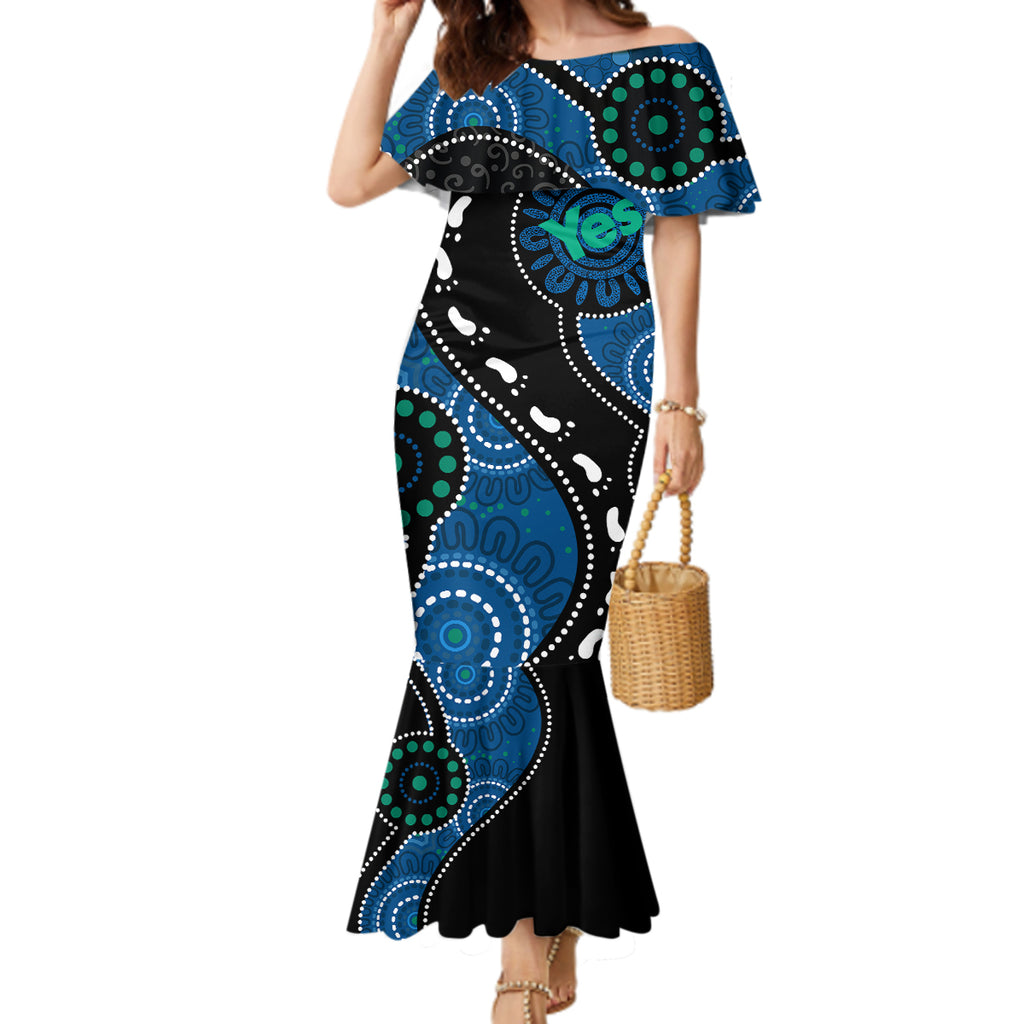 australia-indigenous-mermaid-dress-vote-yes-aboriginal-torres-strait