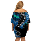 australia-indigenous-off-shoulder-short-dress-vote-yes-aboriginal-torres-strait