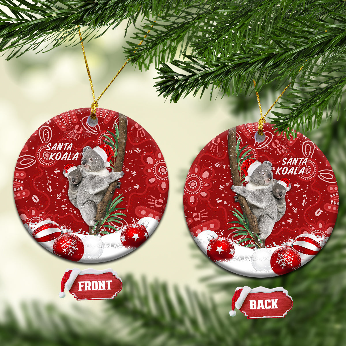 australia-christmas-aboriginal-ceramic-ornament-santa-koala-ver01