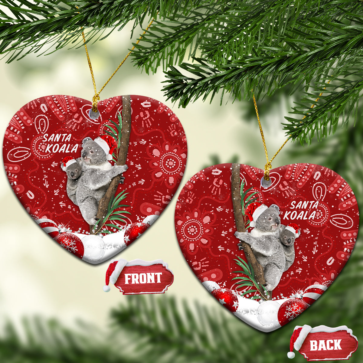 australia-christmas-aboriginal-ceramic-ornament-santa-koala-ver01