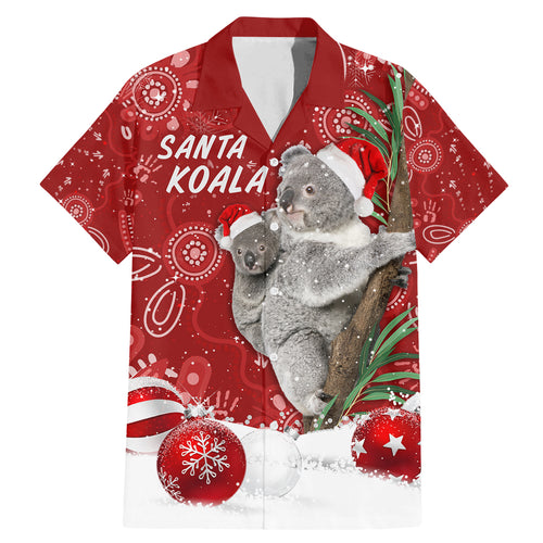 australia-christmas-aboriginal-family-matching-mermaid-dress-and-hawaiian-shirt-santa-koala-ver01