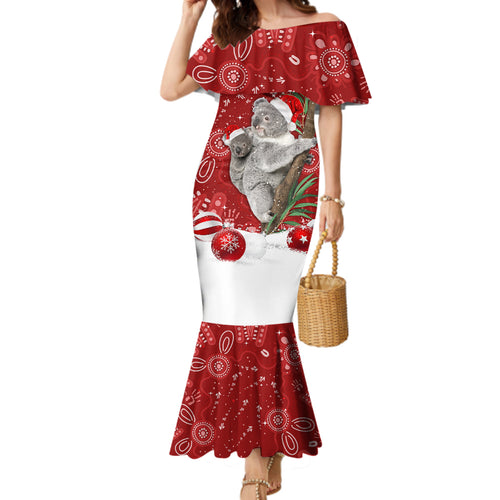 australia-christmas-aboriginal-family-matching-mermaid-dress-and-hawaiian-shirt-santa-koala-ver01