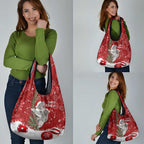 Australia Christmas Aboriginal Grocery Bag Santa Koala Ver01