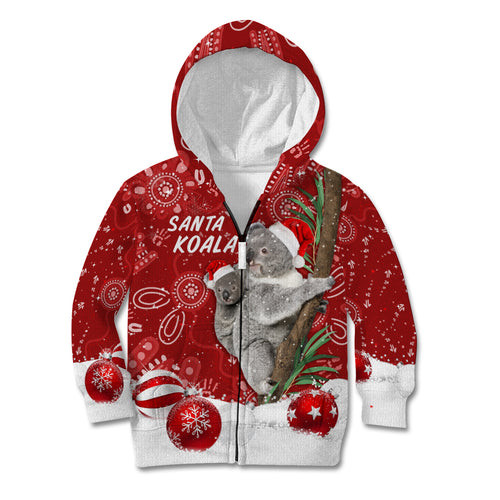 australia-christmas-aboriginal-kid-hoodie-santa-koala-ver01