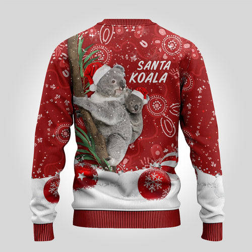 australia-christmas-aboriginal-ugly-christmas-sweater-santa-koala-ver01