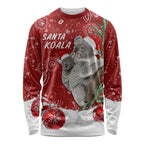 australia-christmas-aboriginal-long-sleeve-shirt-santa-koala-ver01