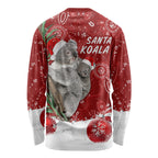 australia-christmas-aboriginal-long-sleeve-shirt-santa-koala-ver01