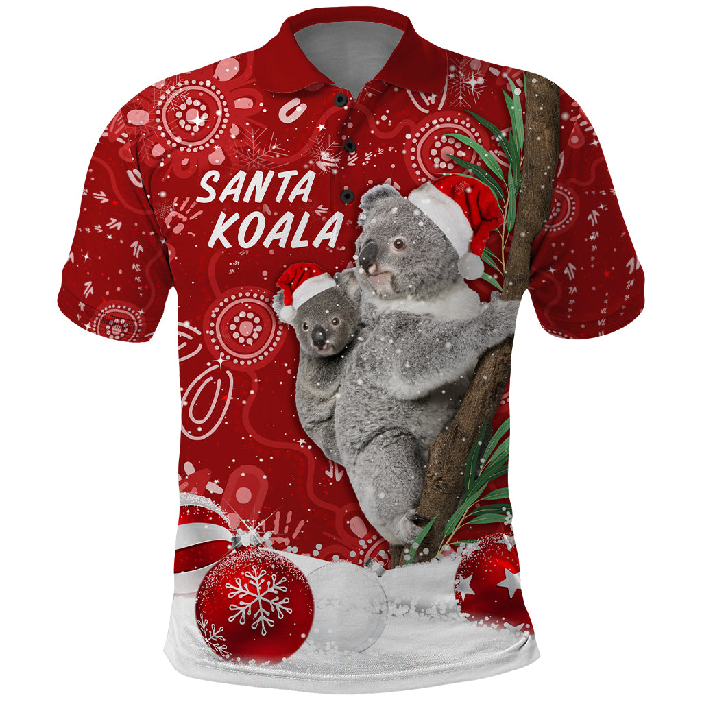 australia-christmas-aboriginal-polo-shirt-santa-koala-ver01
