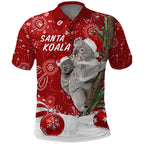 australia-christmas-aboriginal-polo-shirt-santa-koala-ver01