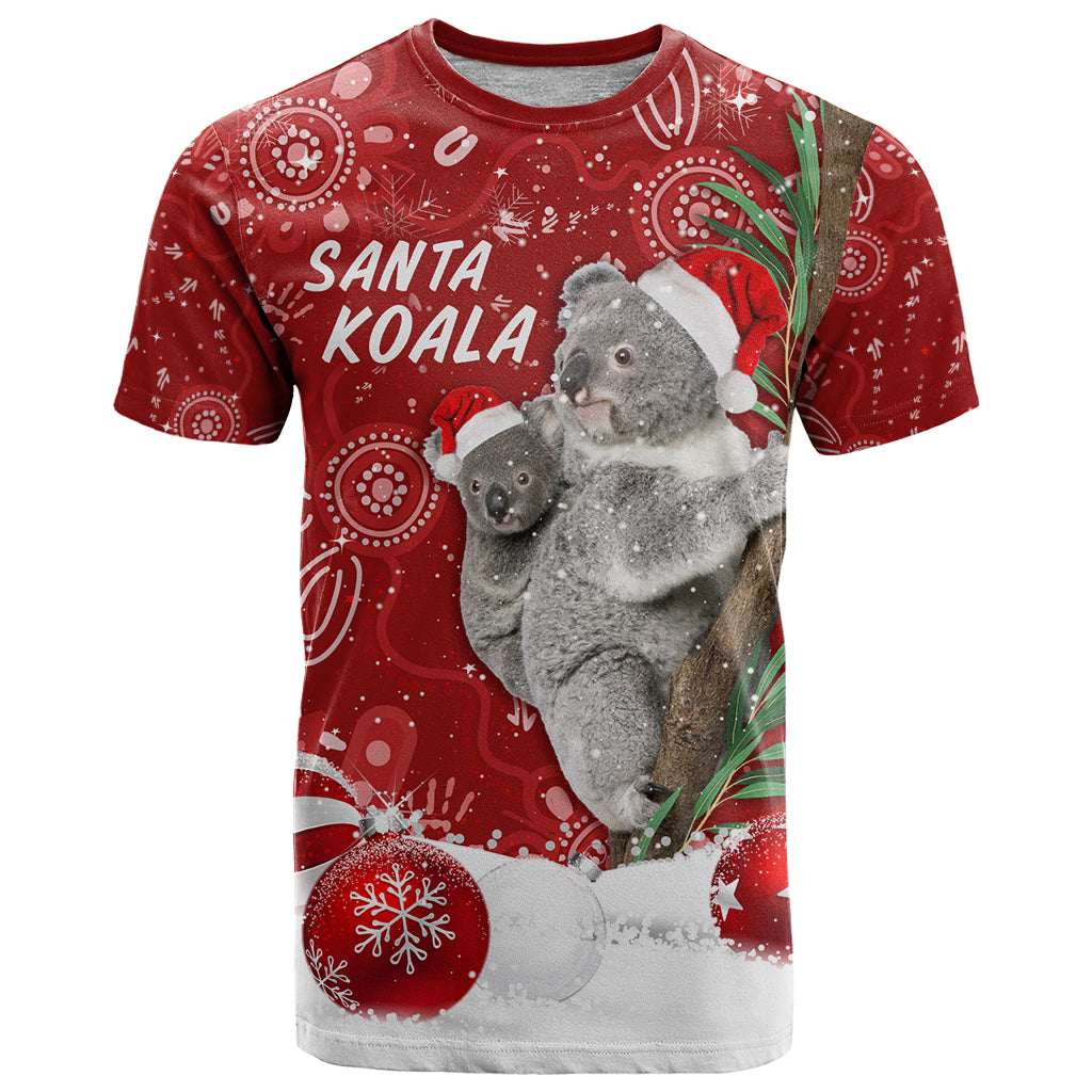 australia-christmas-aboriginal-t-shirt-santa-koala-ver01