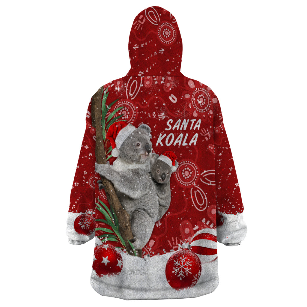 australia-christmas-aboriginal-wearable-blanket-hoodie-santa-koala-ver01