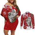 australia-christmas-couples-matching-off-shoulder-short-dress-and-long-sleeve-button-shirt-santa-koala-ver02