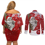 australia-christmas-couples-matching-off-shoulder-short-dress-and-long-sleeve-button-shirt-santa-koala-ver02