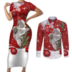 australia-christmas-couples-matching-short-sleeve-bodycon-dress-and-long-sleeve-button-shirt-santa-koala-ver02