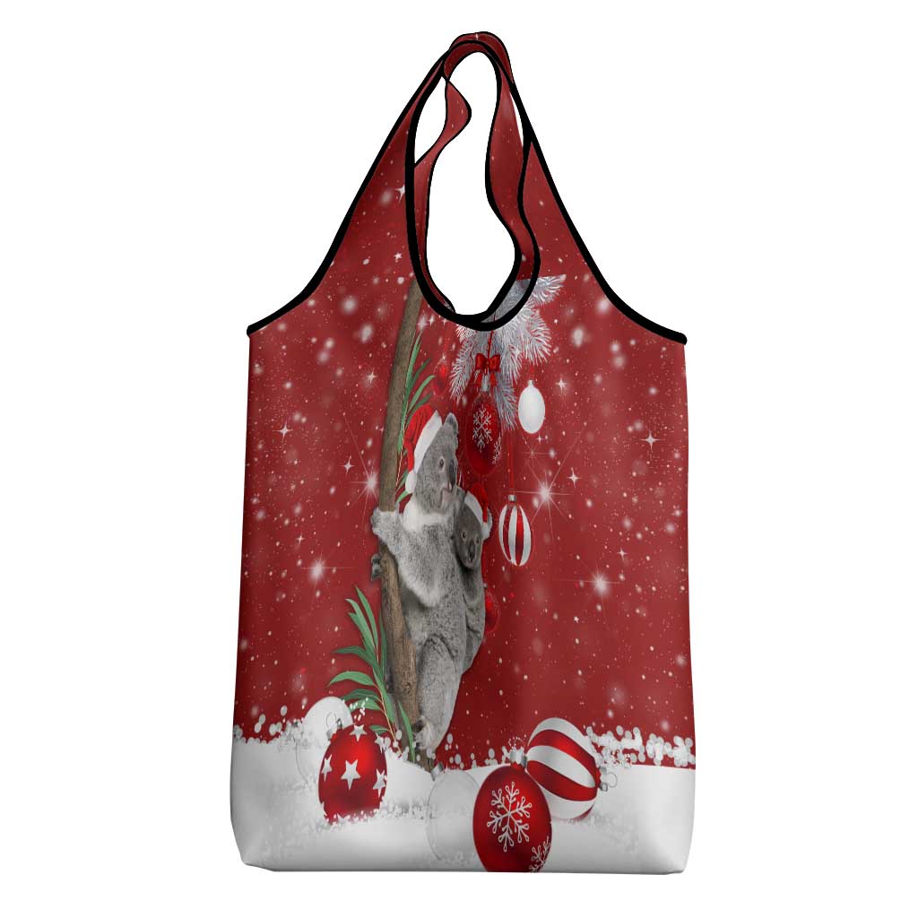 Australia Christmas Grocery Bag Santa Koala Ver02