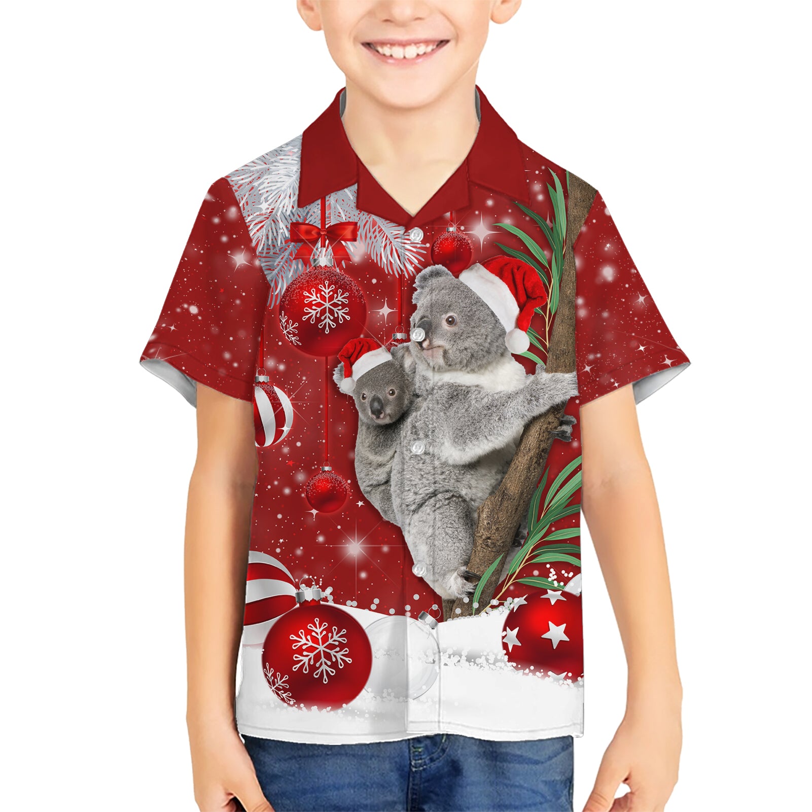 australia-christmas-kid-hawaiian-shirt-santa-koala-ver02