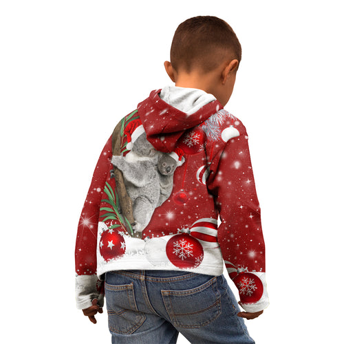 australia-christmas-kid-hoodie-santa-koala-ver02
