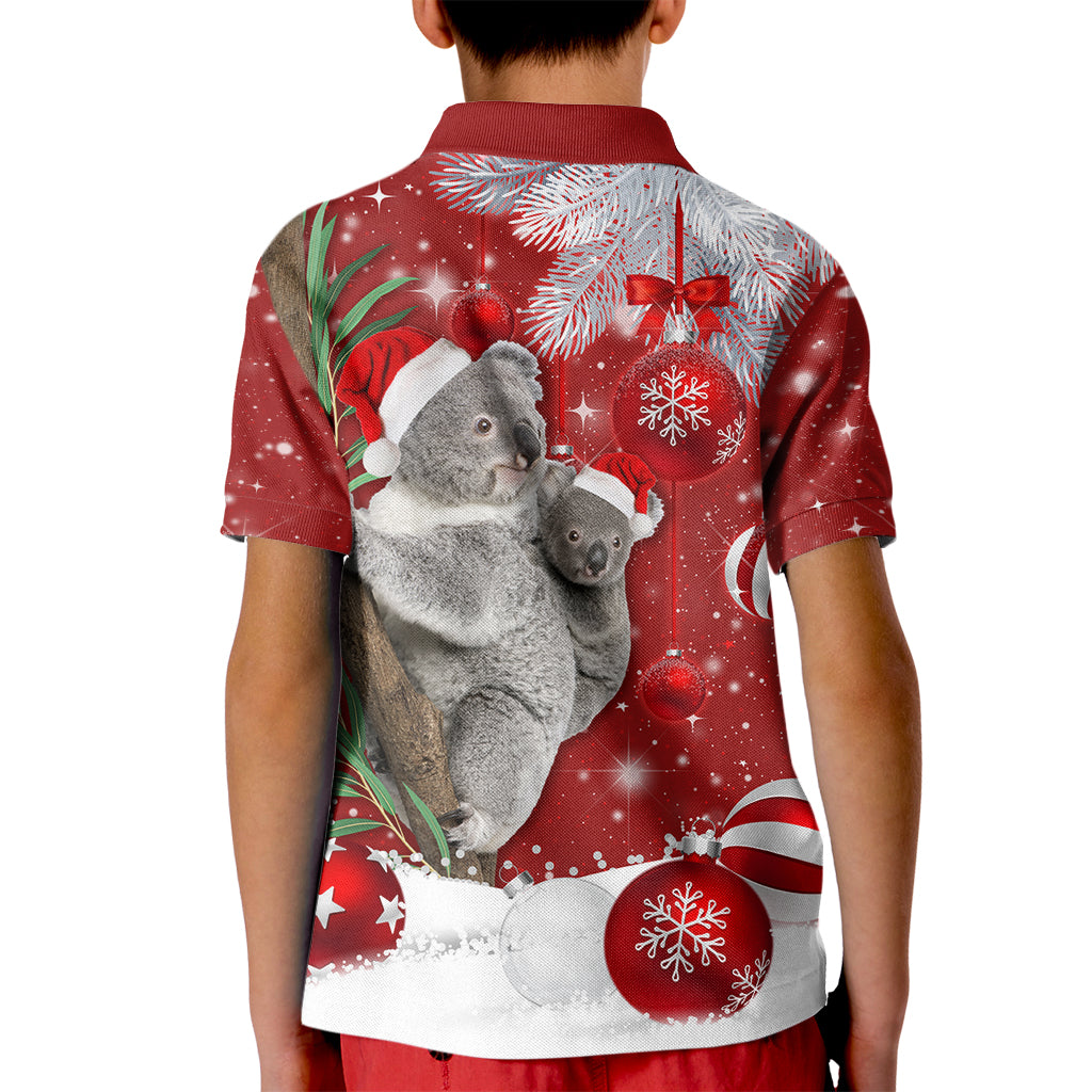 australia-christmas-kid-polo-shirt-santa-koala-ver02